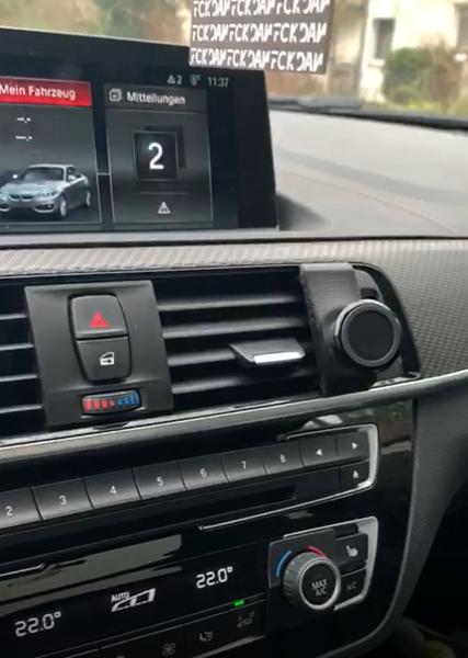 Handyhalter passend zu BMW 2er Active Tourer F45 seit 03/2014 Made in GERMANY inkl. Magnethalterung 360° Dreh-Schwenkbar!!